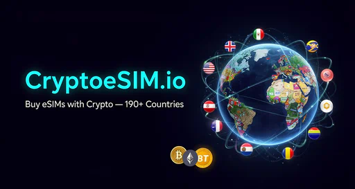 CryptoeSIM logo